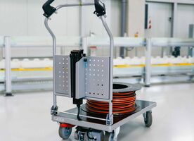 Logistics / Automated Guided Vehicles - FC Lite platform truck with switchable drive system variable, semi-automated transport system from IBG