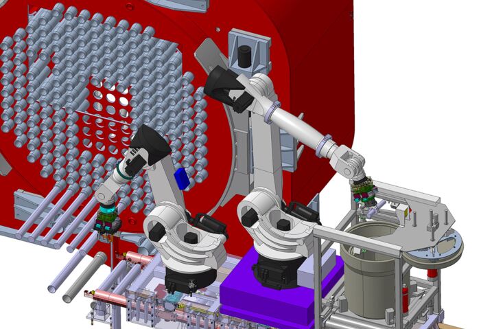 Green Technology – Spezial Systemroboter Rückbau-AKW Simulation von IBG