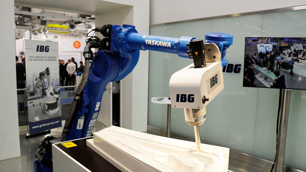 IBG - Ultrasonic cutting: Impression of the Hannover Messe 2019