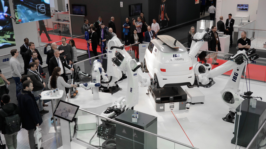 IBG - Vision Car technology demonstration: Impression of the Hannover Messe 2019