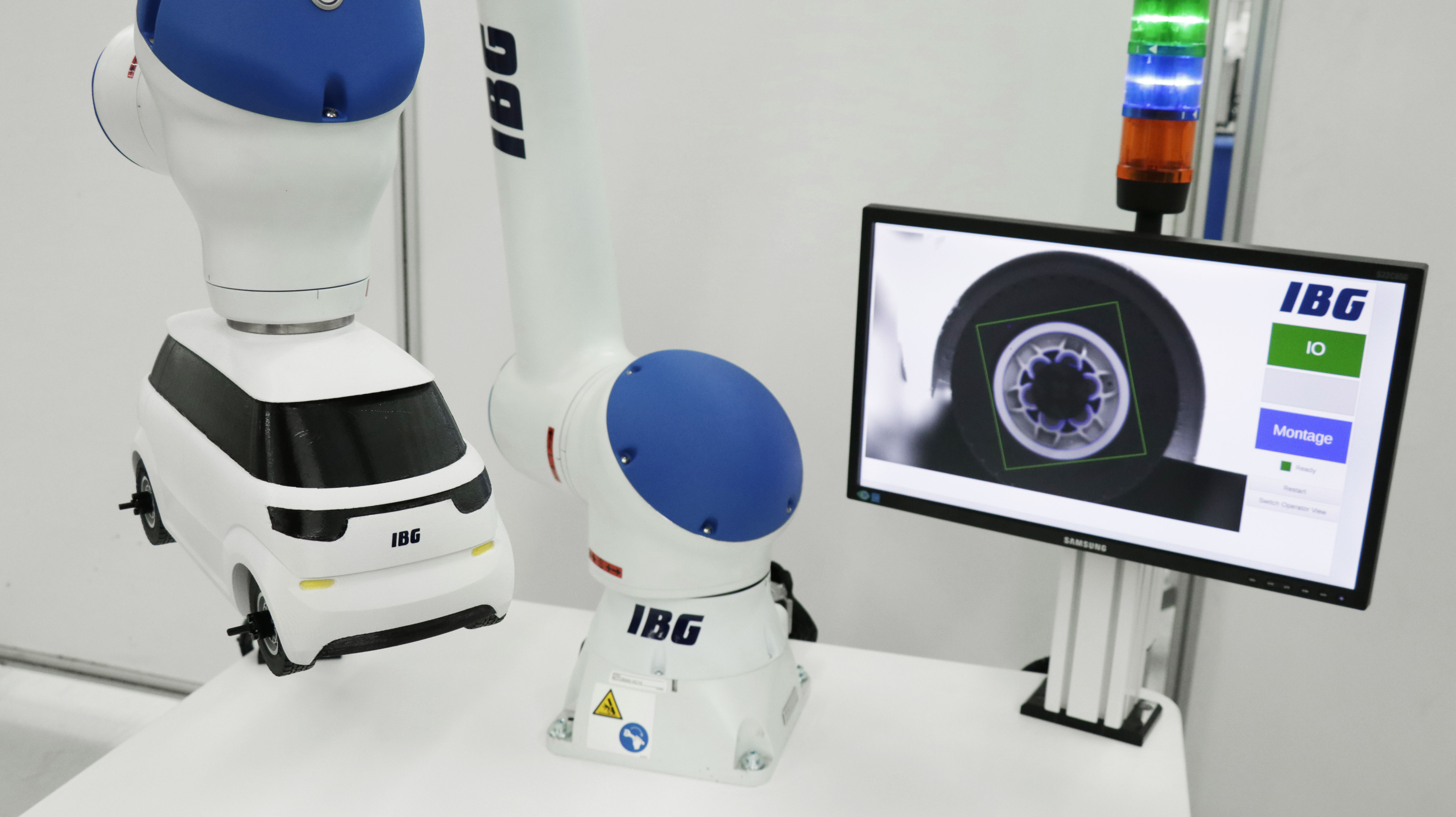 IBG - MRK trade fair exhibit for REHACARE: Optical quality control